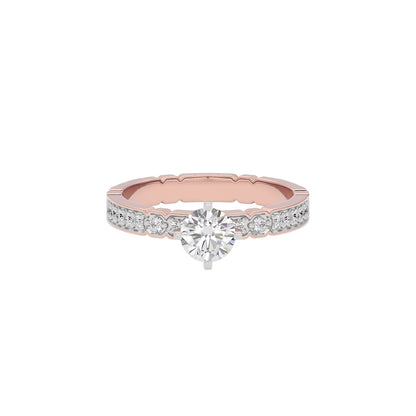 Wonder of Love Diamond Ring 18 KT / Rose Gold / 22