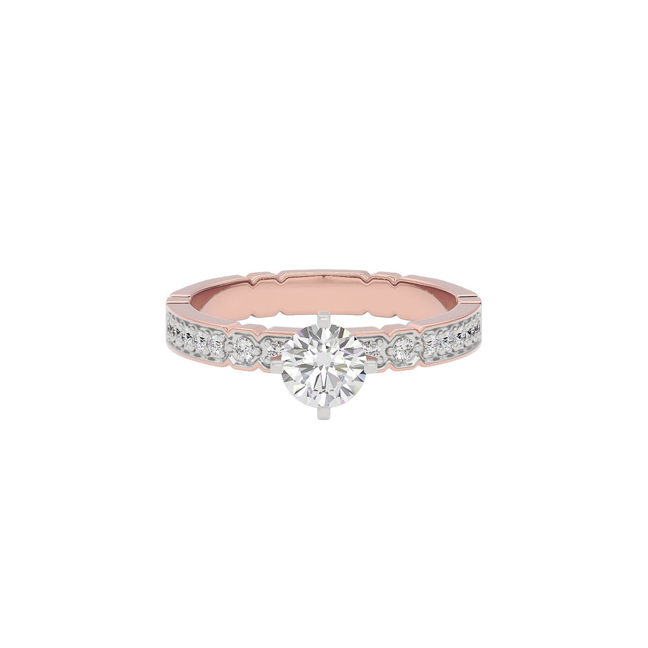 Wonder of Love Diamond Ring 18 KT / Rose Gold / 22