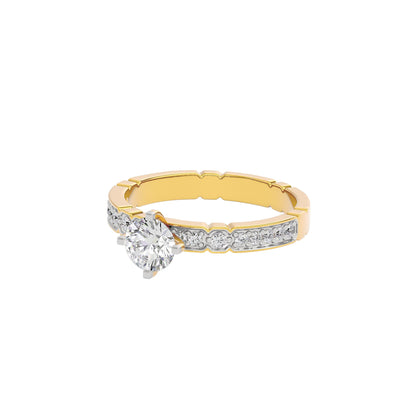 Wonder of Love Diamond Ring 18 KT / Yellow Gold / 22