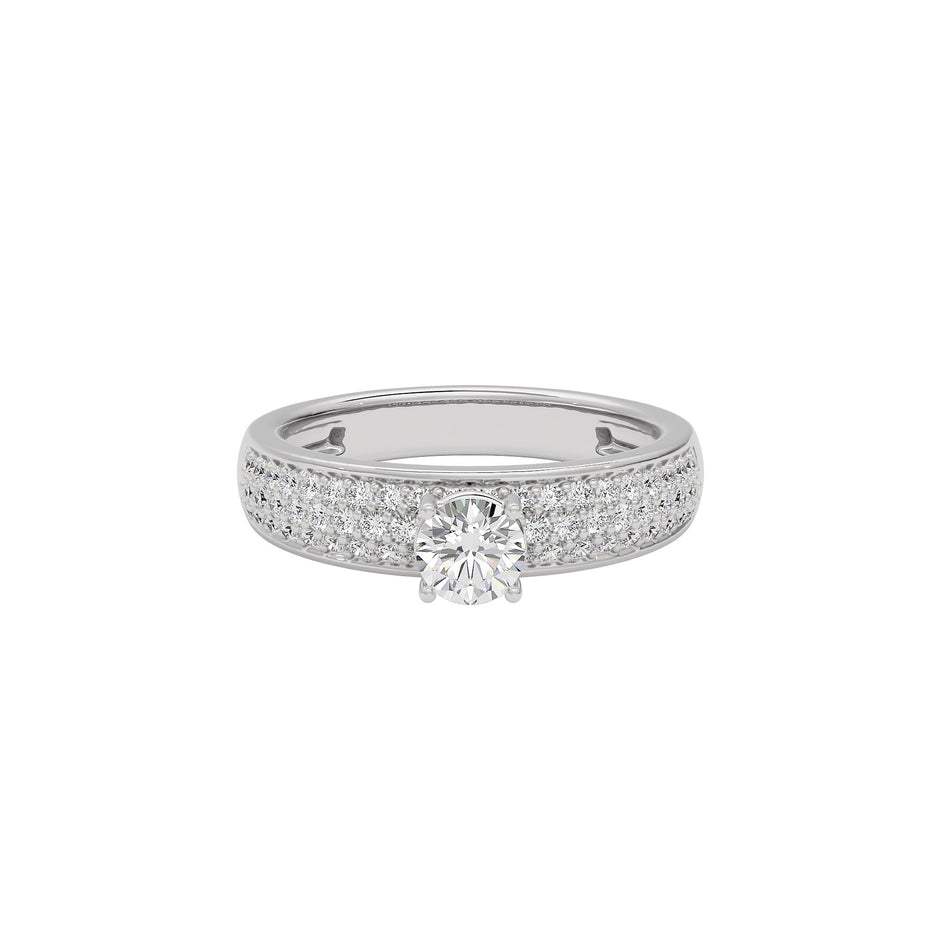 Mirage Melody Diamond Ring 18 KT / White Gold / 22