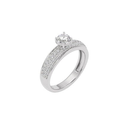 Mirage Melody Diamond Ring 18 KT / White Gold / 22