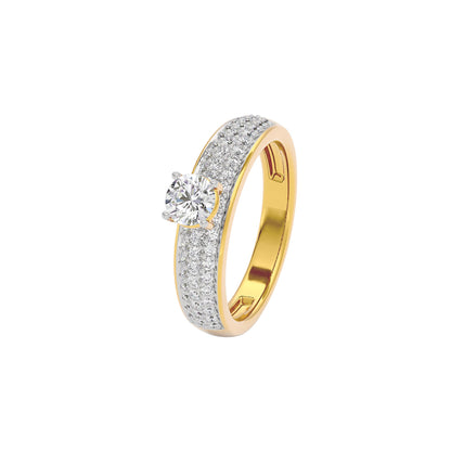 Mirage Melody Diamond Ring 18 KT / Yellow Gold / 22