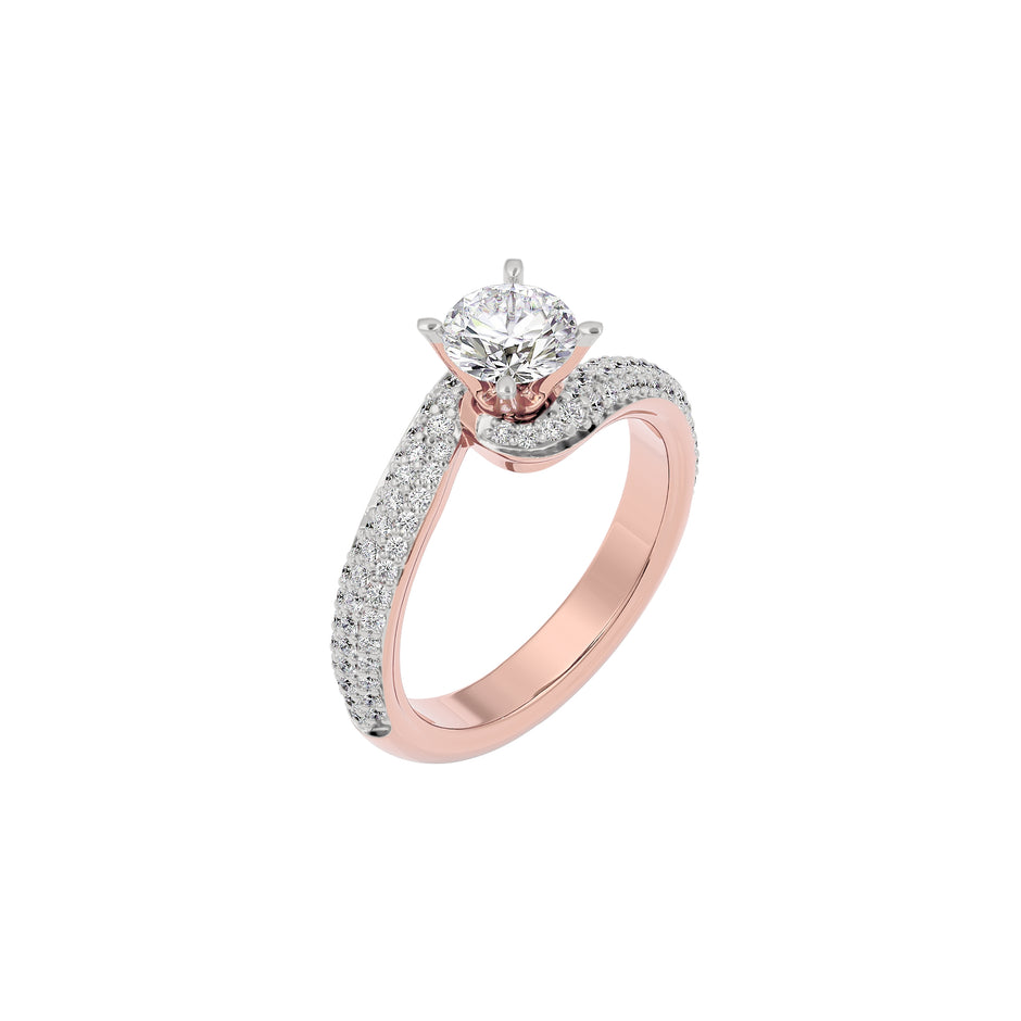 Mystical Mosaic Diamond Ring 18 KT / Rose Gold / 22