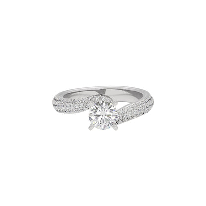 Mystical Mosaic Diamond Ring 18 KT / White Gold / 22