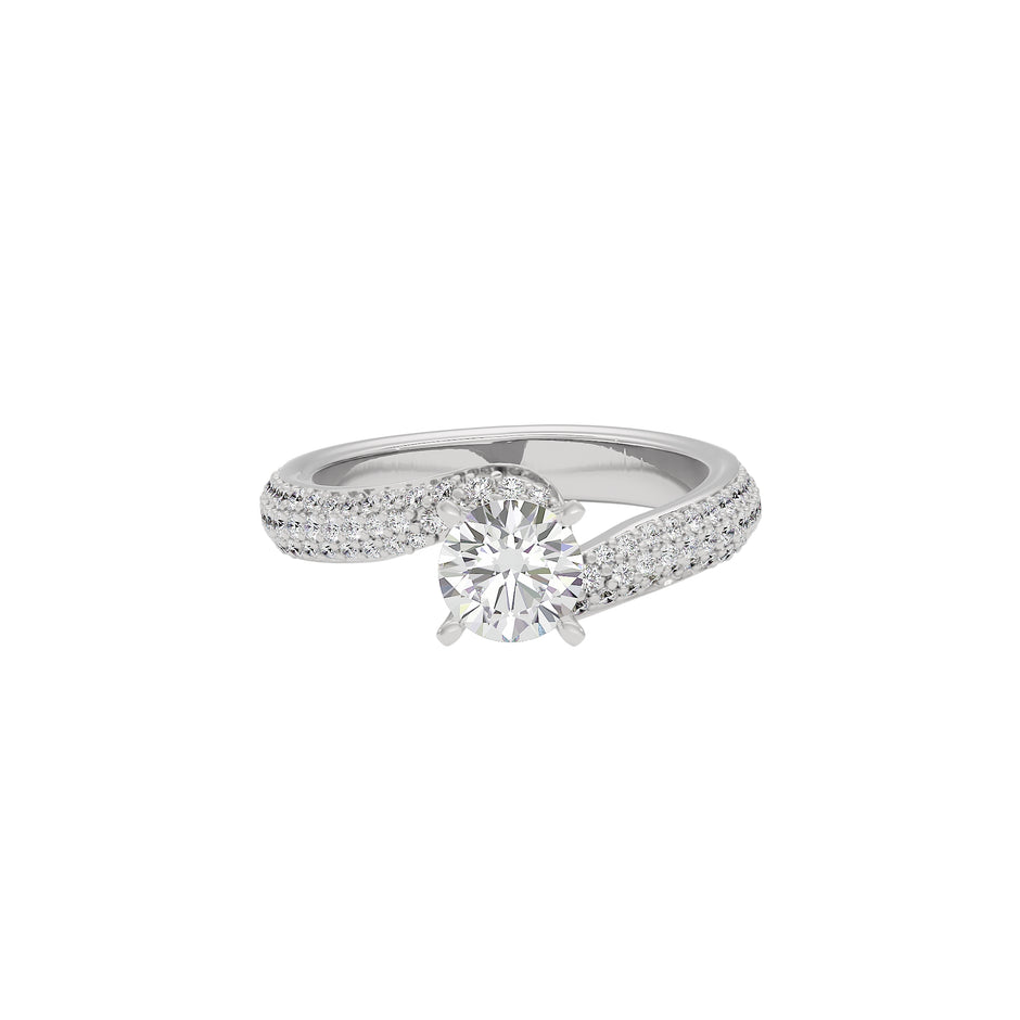 Mystical Mosaic Diamond Ring 18 KT / White Gold / 22