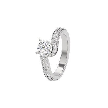 Mystical Mosaic Diamond Ring 18 KT / White Gold / 22