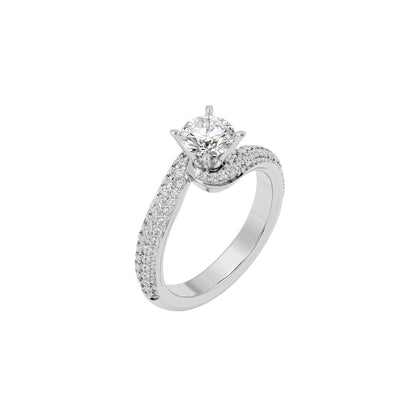 Mystical Mosaic Diamond Ring 18 KT / White Gold / 22