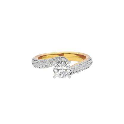 Mystical Mosaic Diamond Ring 18 KT / Yellow Gold / 22