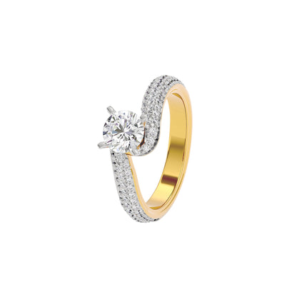 Mystical Mosaic Diamond Ring 18 KT / Yellow Gold / 22