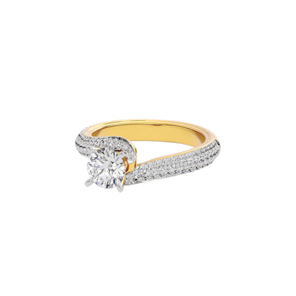 Mystical Mosaic Diamond Ring 18 KT / Yellow Gold / 22