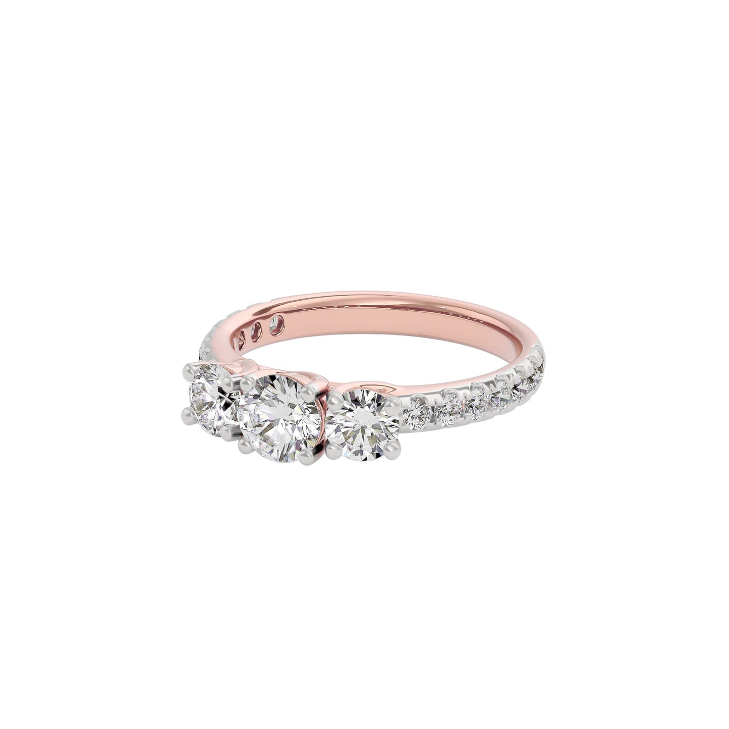Starlit Serenade Diamond Ring 18 KT / Rose Gold / 22