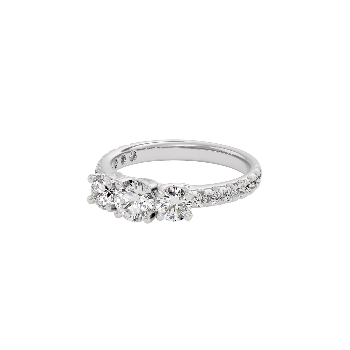Starlit Serenade Diamond Ring 18 KT / White Gold / 22
