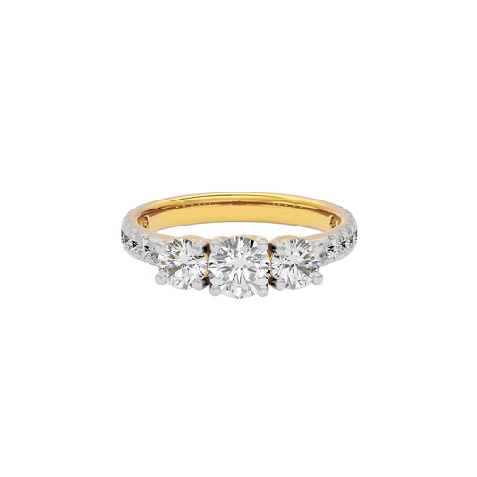 Starlit Serenade Diamond Ring 18 KT / Yellow Gold / 22