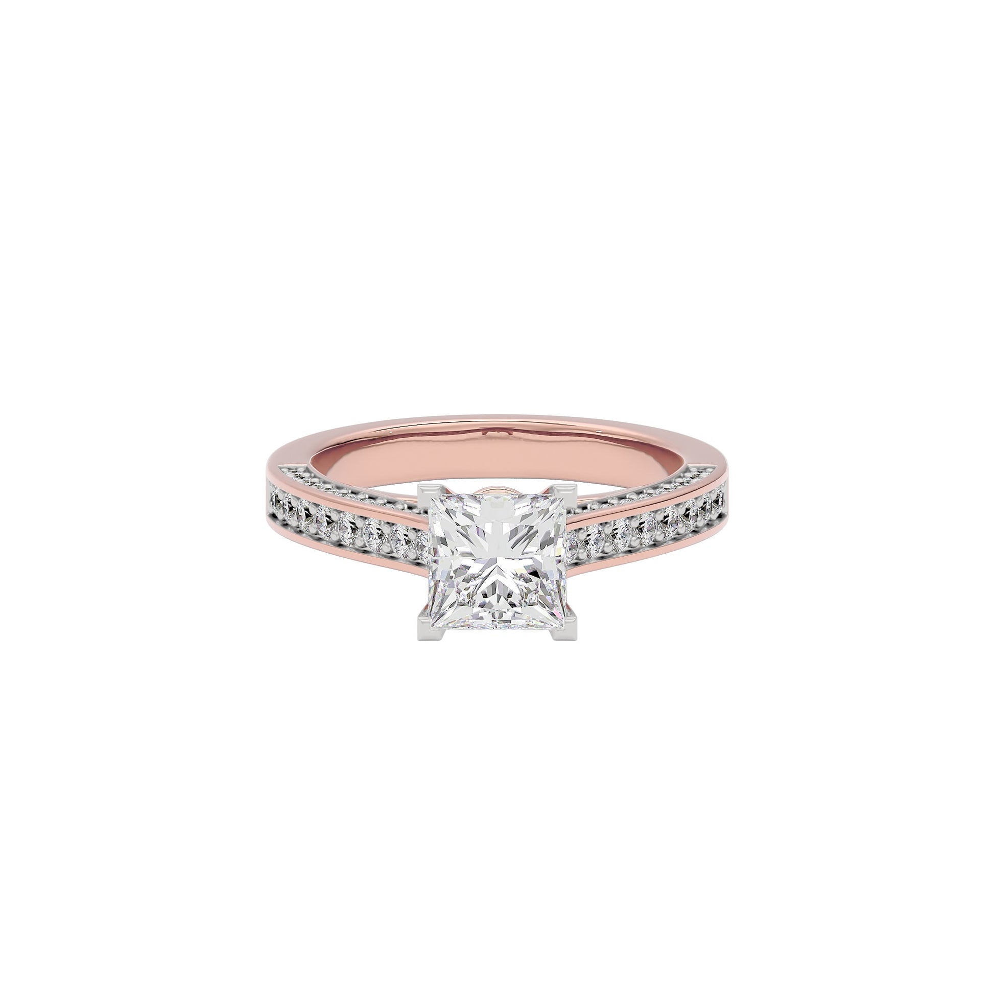 Dreamy Duet Diamond Ring 18 KT / Rose Gold / 22
