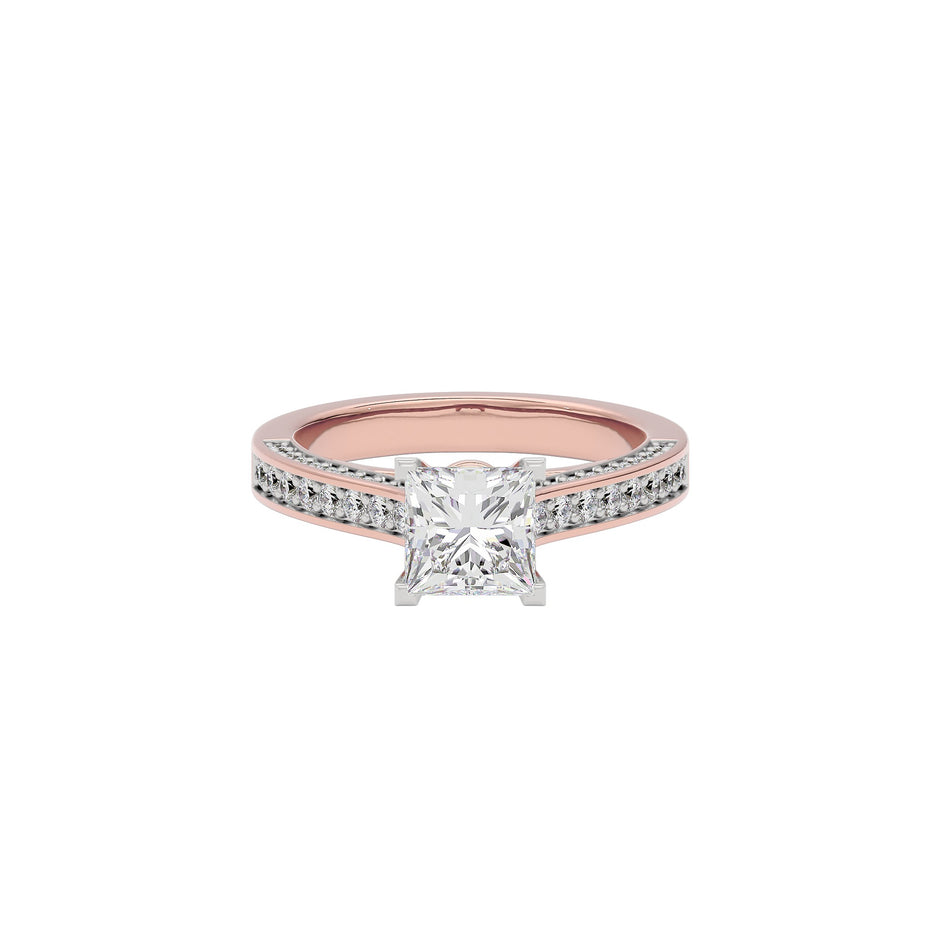 Dreamy Duet Diamond Ring 18 KT / Rose Gold / 22