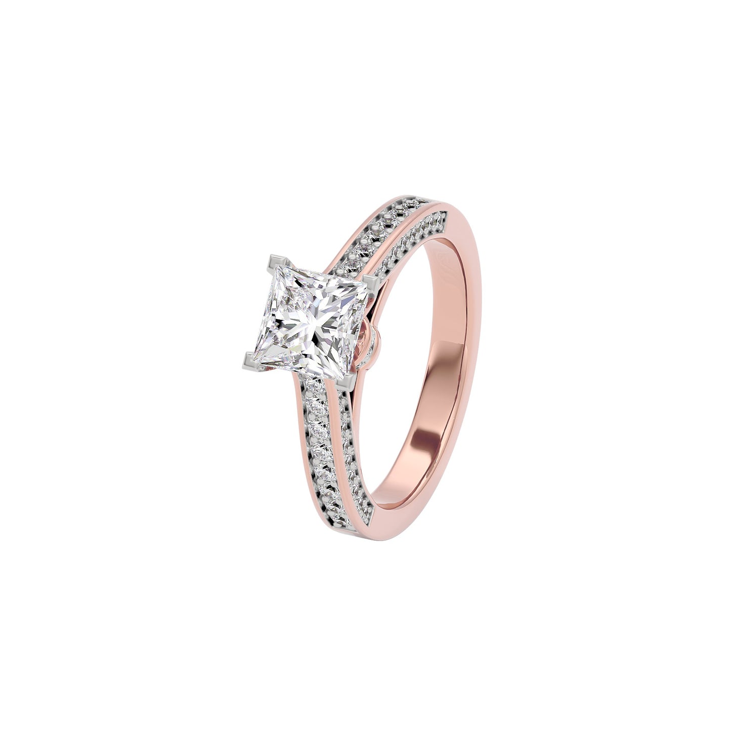 Dreamy Duet Diamond Ring 18 KT / Rose Gold / 22
