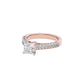 Dreamy Duet Diamond Ring 18 KT / Rose Gold / 22
