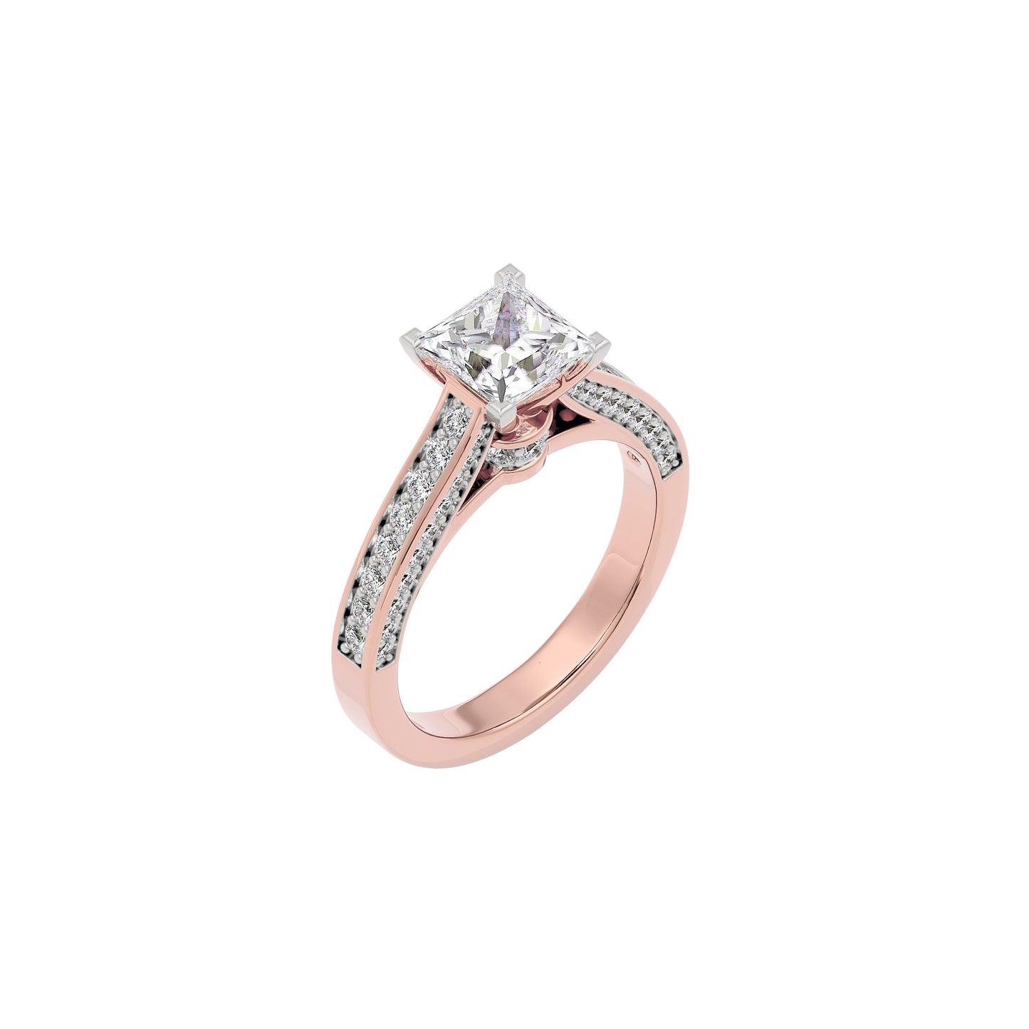Dreamy Duet Diamond Ring 18 KT / Rose Gold / 22