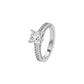 Dreamy Duet Diamond Ring 18 KT / White Gold / 22