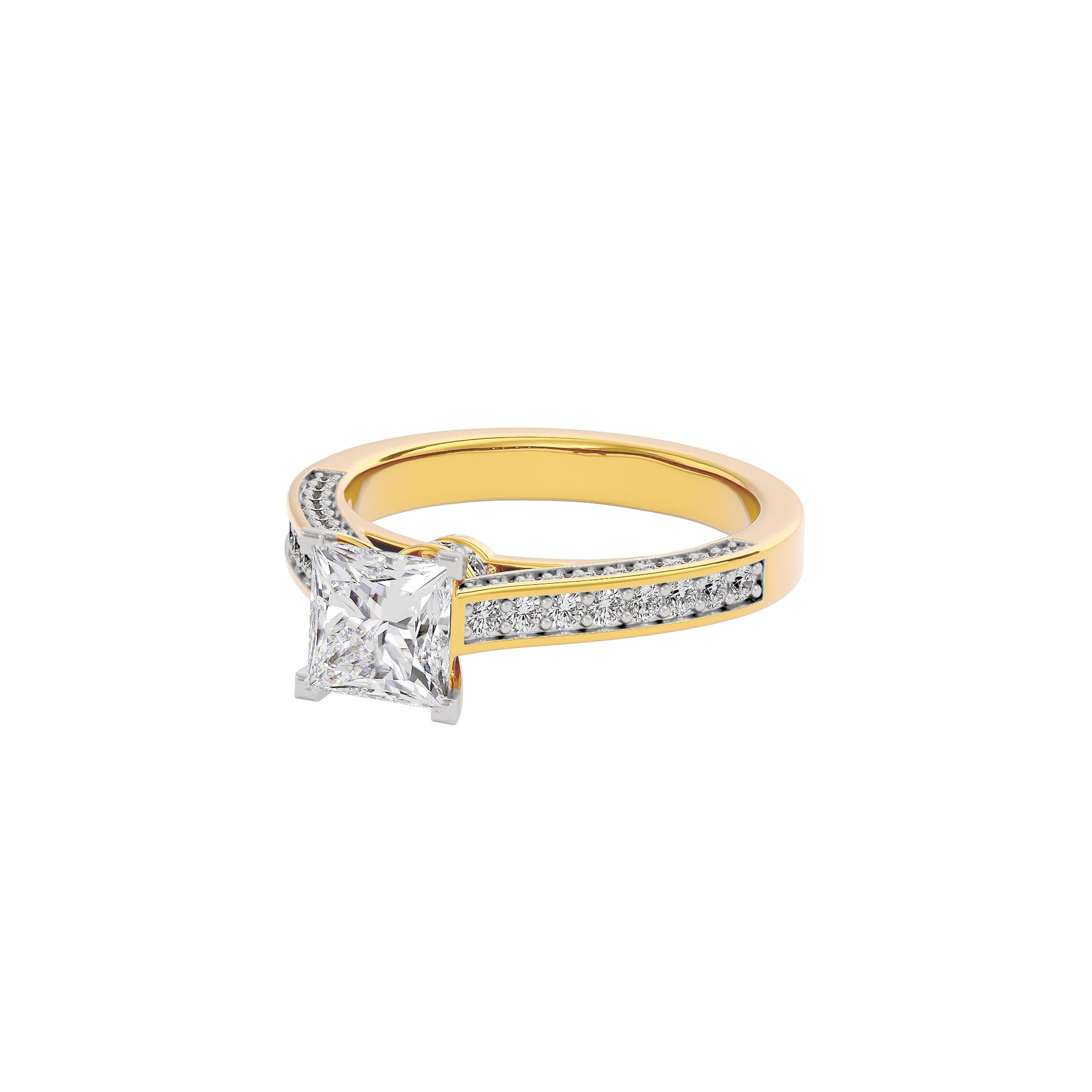 Dreamy Duet Diamond Ring 18 KT / Yellow Gold / 22