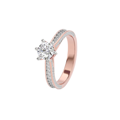 Harmonious Horizon Ring 18 KT / Rose Gold / 22