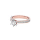 Harmonious Horizon Ring 18 KT / Rose Gold / 22