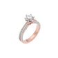 Harmonious Horizon Ring 18 KT / Rose Gold / 22