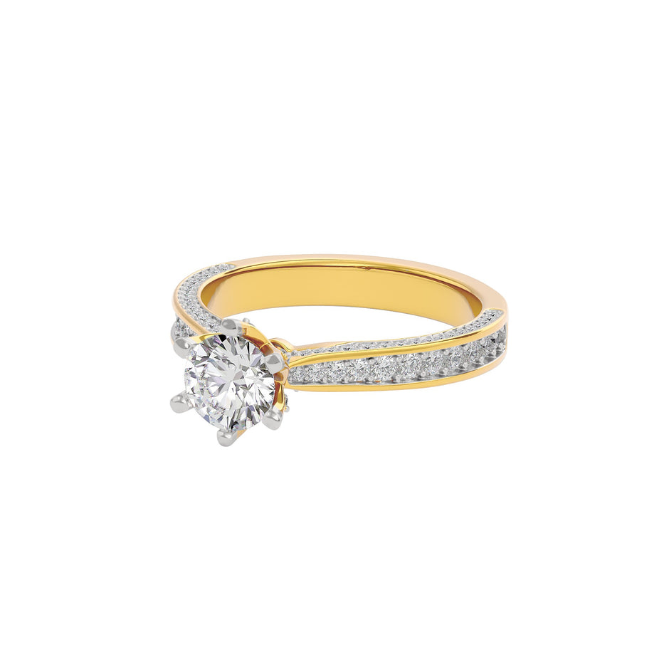 Harmonious Horizon Ring 18 KT / Yellow Gold / 22