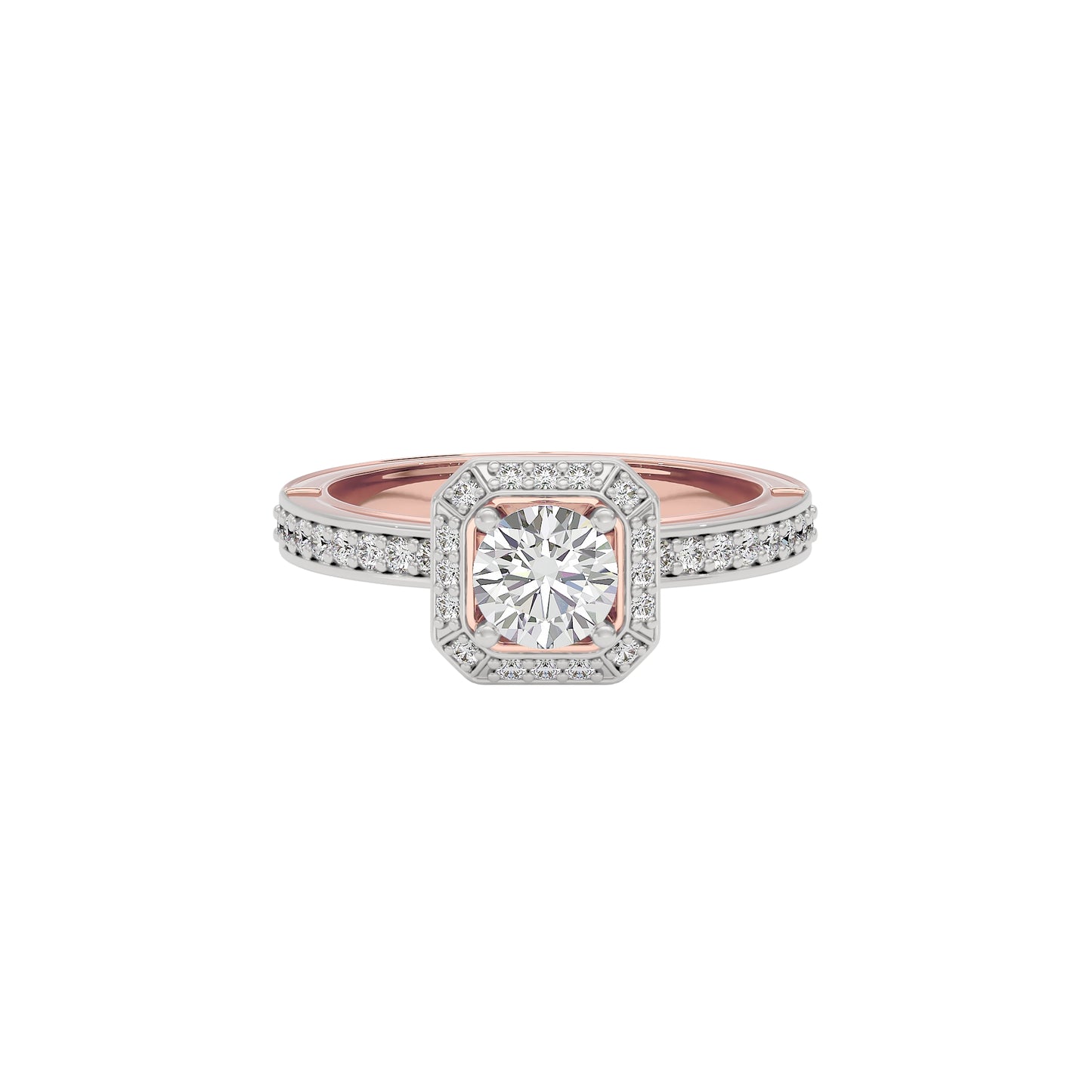 Promise of Dawn Diamond Ring 18 KT / Rose Gold / 22