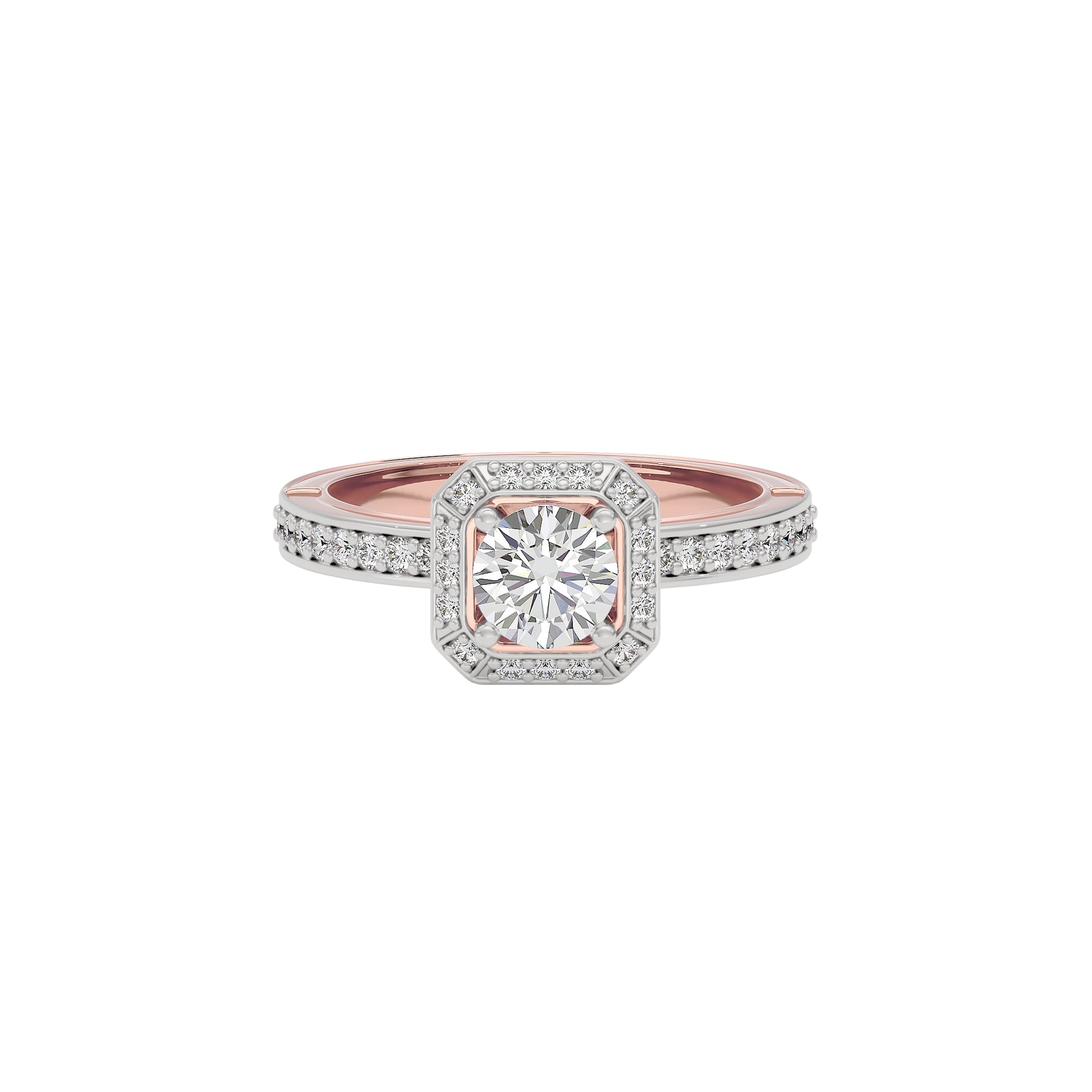 Promise of Dawn Diamond Ring 18 KT / Rose Gold / 22
