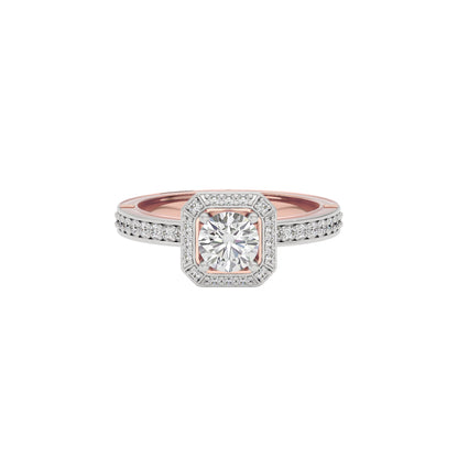 Promise of Dawn Diamond Ring 18 KT / Rose Gold / 22
