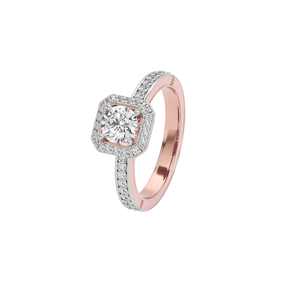 Promise of Dawn Diamond Ring 18 KT / Rose Gold / 22