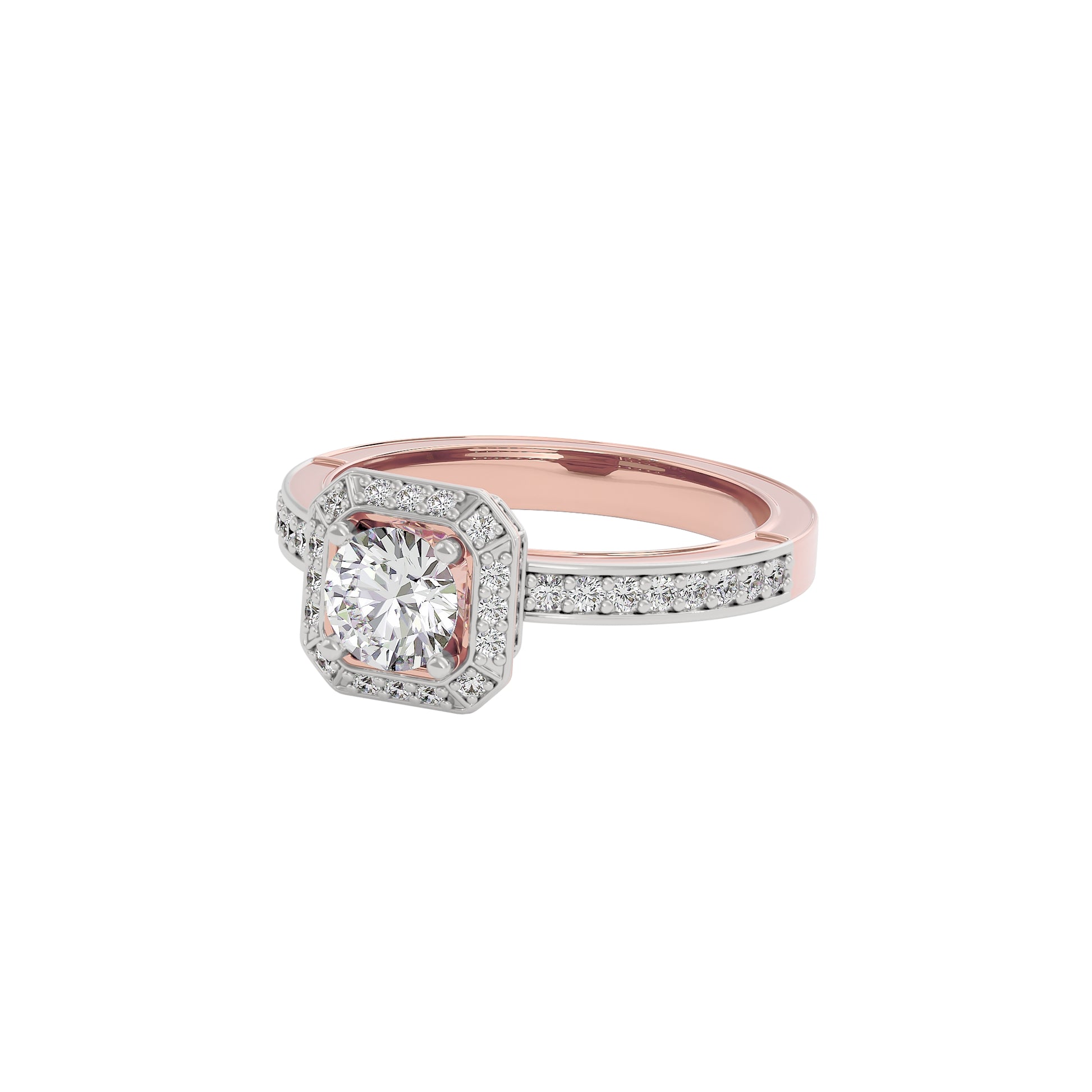 Promise of Dawn Diamond Ring 18 KT / Rose Gold / 22