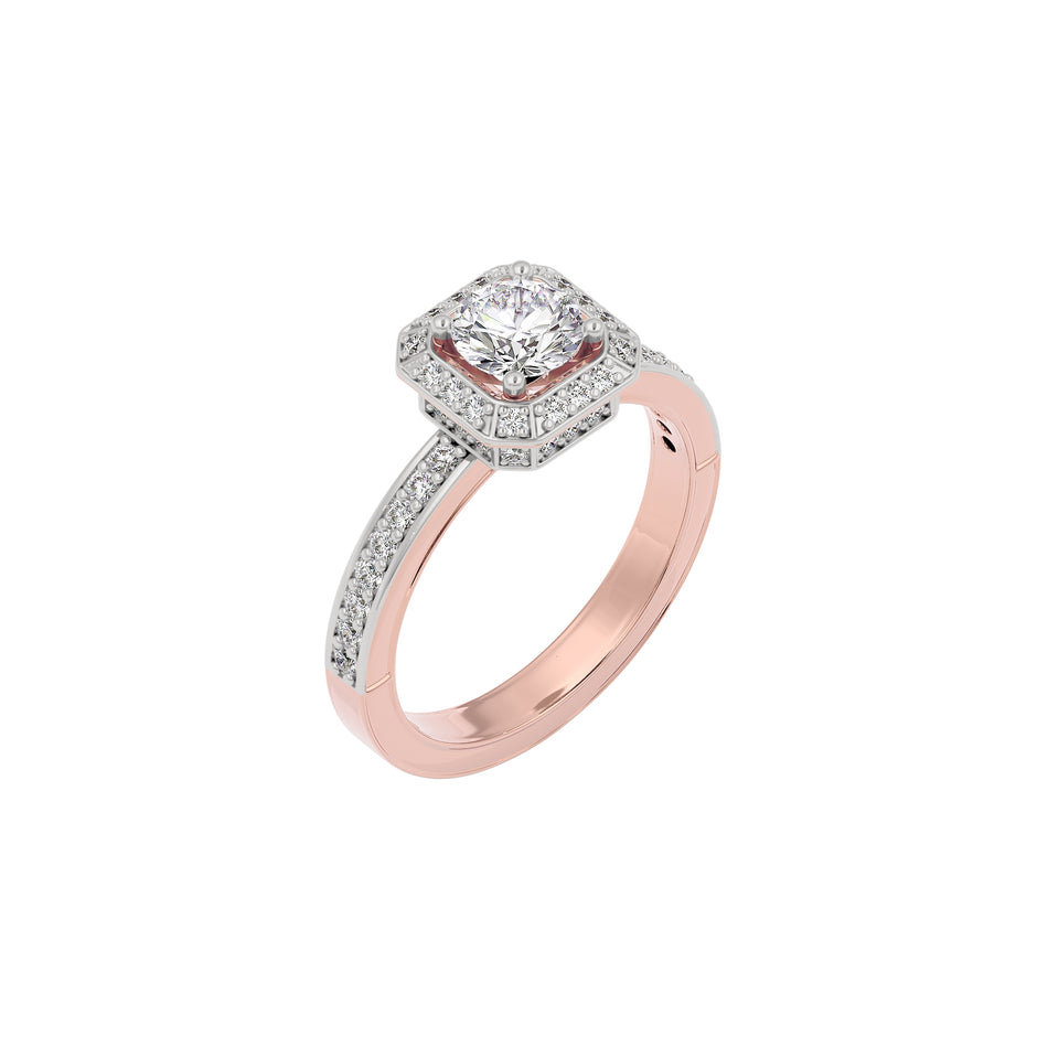 Promise of Dawn Diamond Ring 18 KT / Rose Gold / 22
