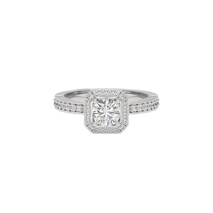 Promise of Dawn Diamond Ring 18 KT / White Gold / 22