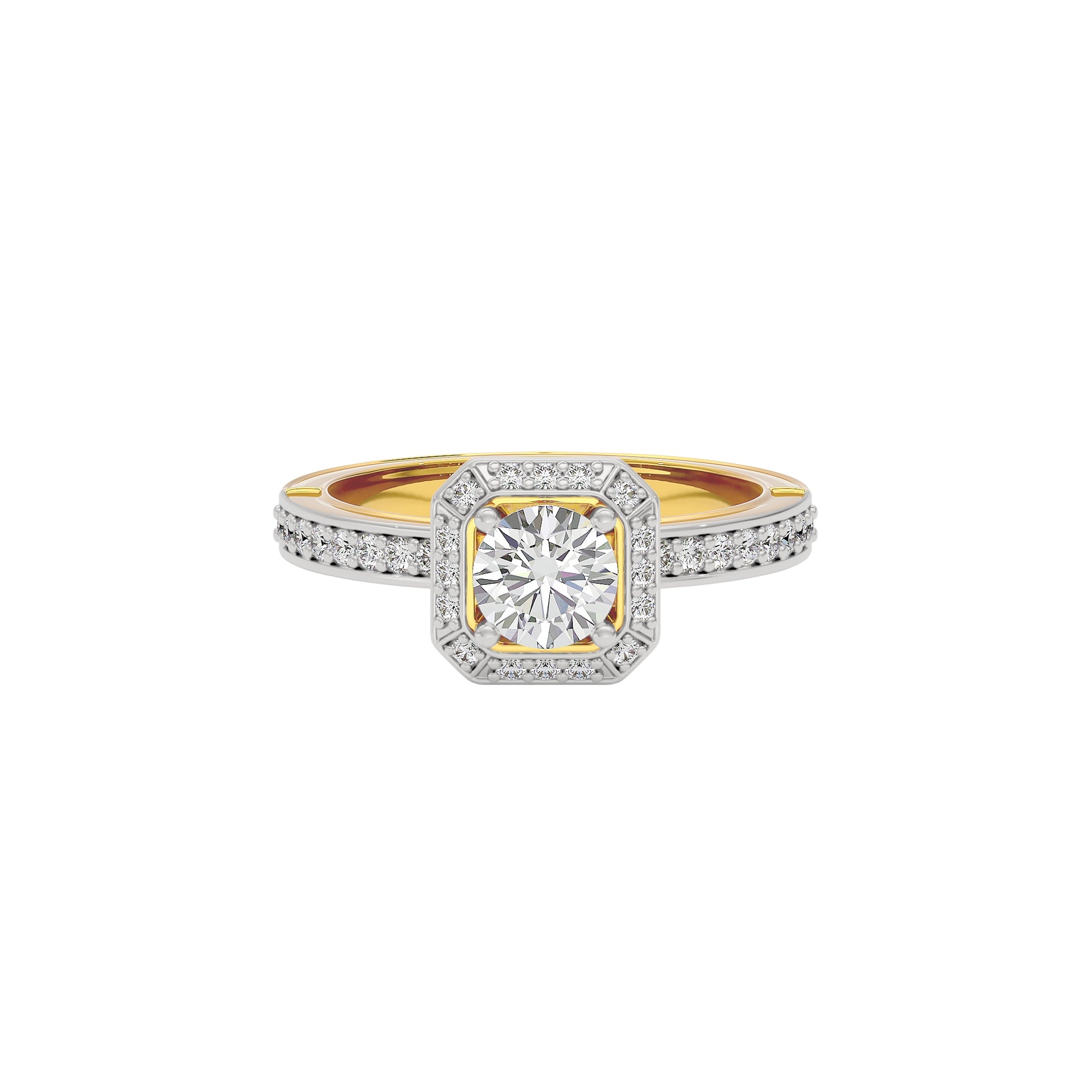 Promise of Dawn Diamond Ring 18 KT / Yellow Gold / 22