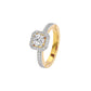 Promise of Dawn Diamond Ring 18 KT / Yellow Gold / 22