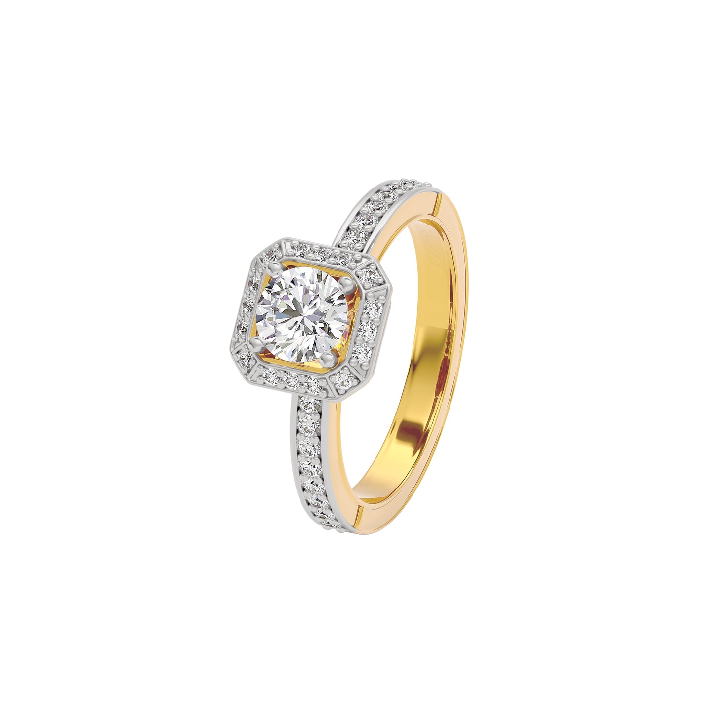 Promise of Dawn Diamond Ring 18 KT / Yellow Gold / 22