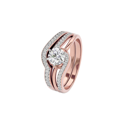 Diamond Delight Ring 18 KT / Rose Gold / 22