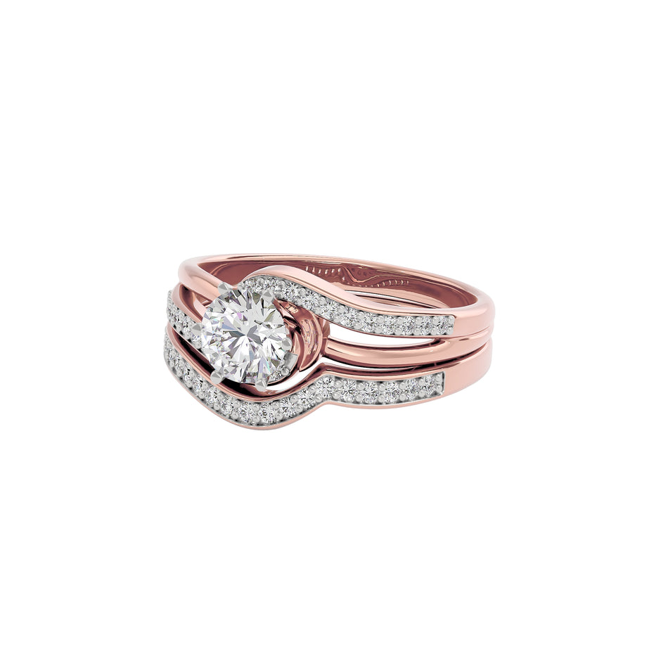 Diamond Delight Ring 18 KT / Rose Gold / 22