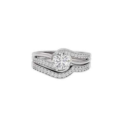Diamond Delight Ring 18 KT / White Gold / 22