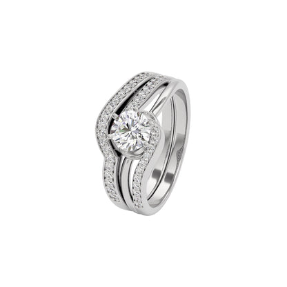 Diamond Delight Ring 18 KT / White Gold / 22