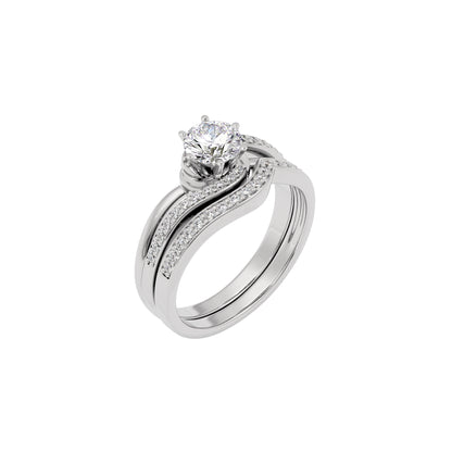 Diamond Delight Ring 18 KT / White Gold / 22