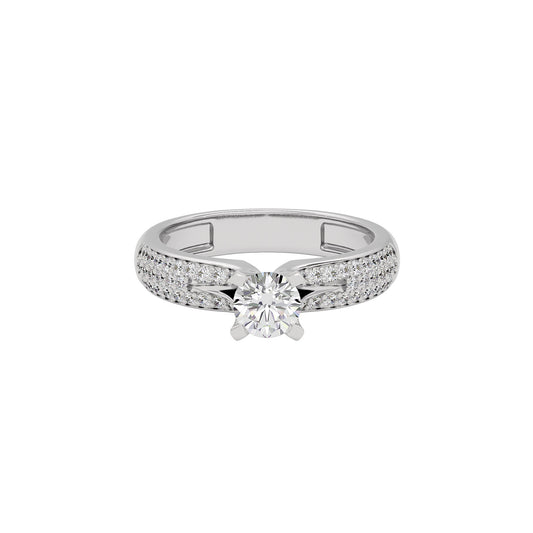 Shimmering Spell Diamond Ring 18 KT / White Gold / 22