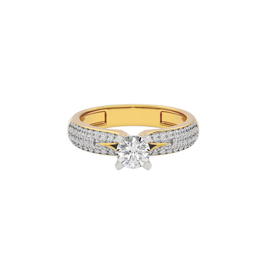 Shimmering Spell Diamond Ring 18 KT / Yellow Gold / 22