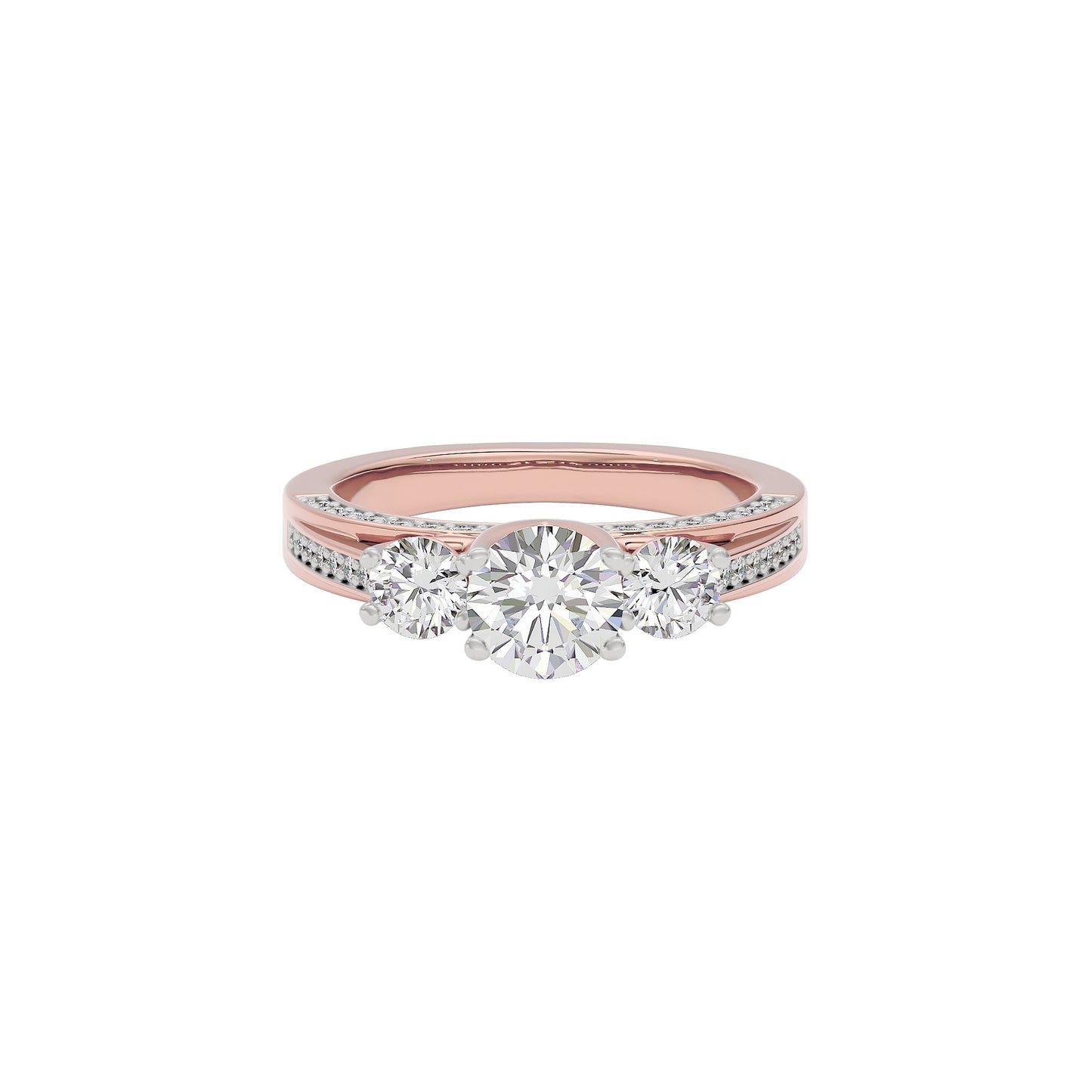 Whispering Romance Diamond Ring 18 KT / Rose Gold / 22