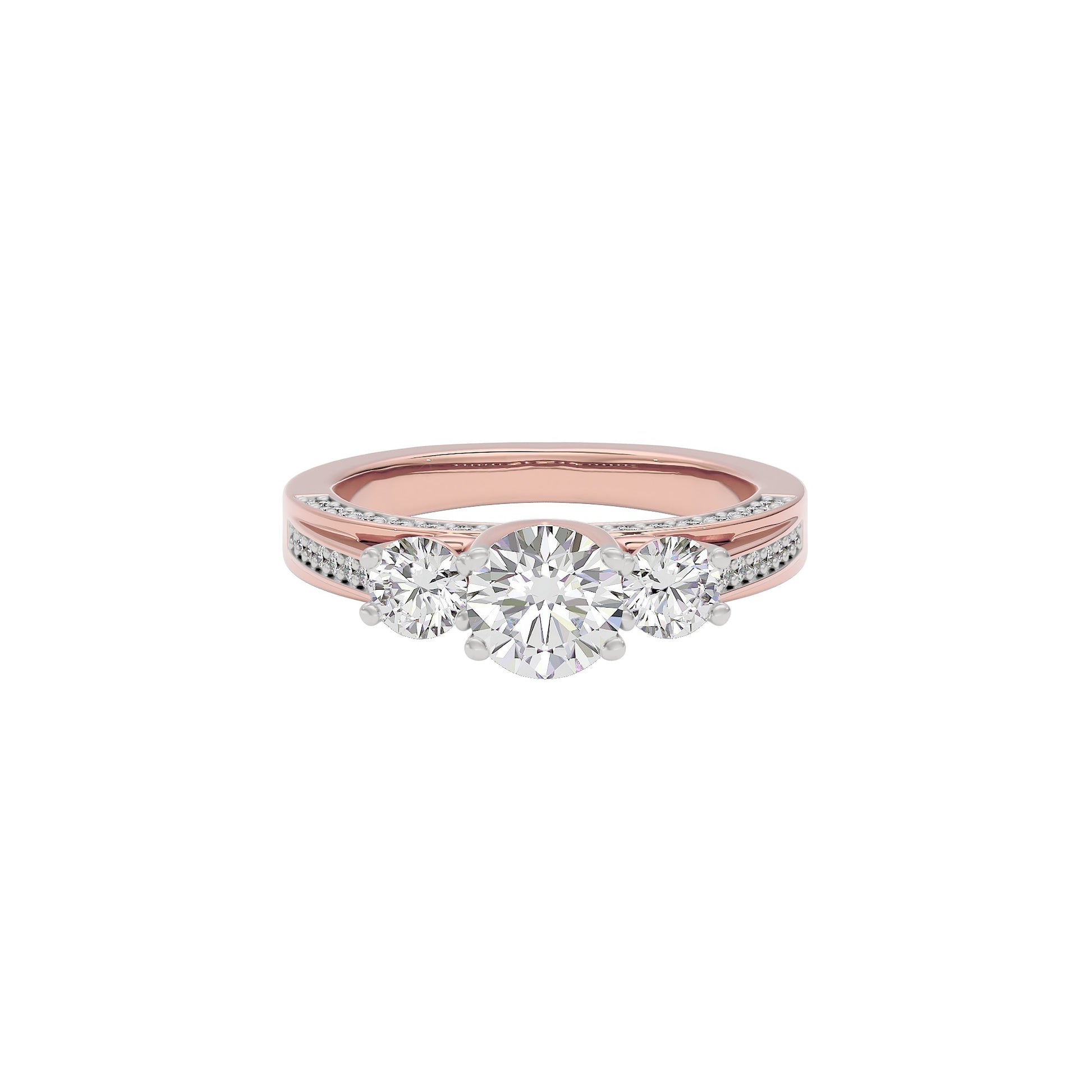 Whispering Romance Diamond Ring 18 KT / Rose Gold / 22