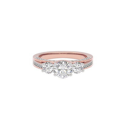 Whispering Romance Diamond Ring 18 KT / Rose Gold / 22