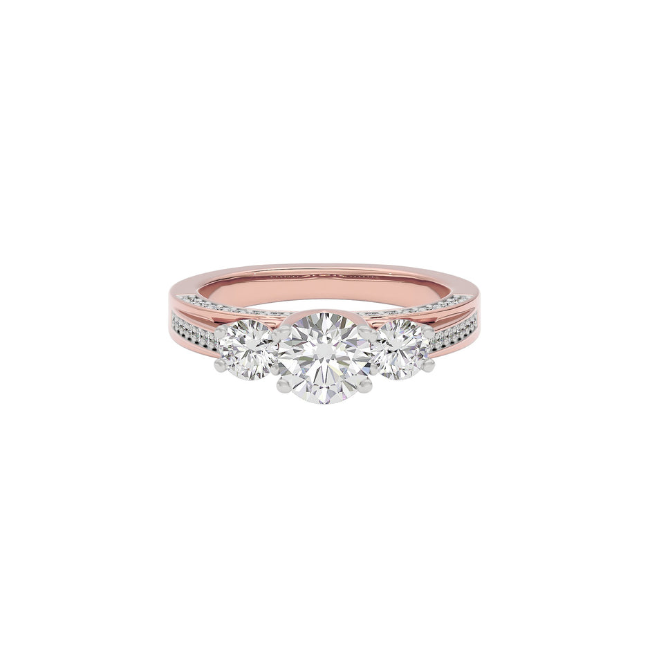 Whispering Romance Diamond Ring 18 KT / Rose Gold / 22