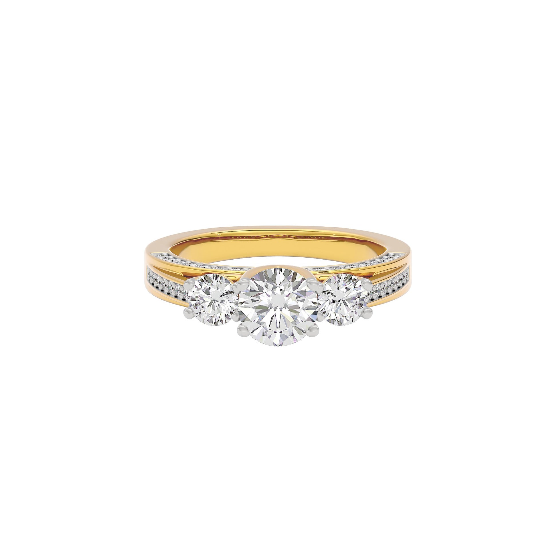 Whispering Romance Diamond Ring 18 KT / Yellow Gold / 22